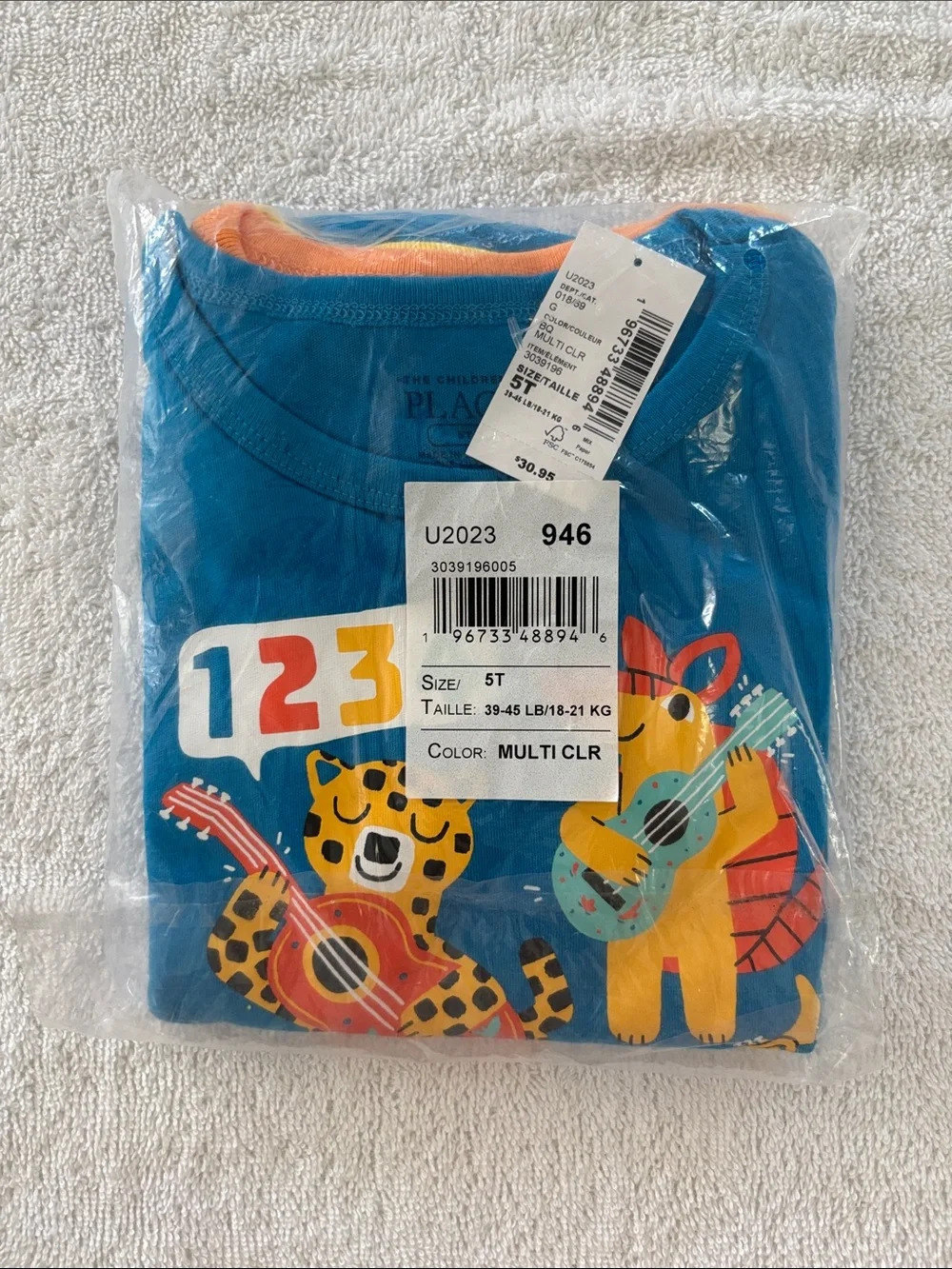 The Children's Place Blue, Orange & Yellow 3-Pack Graphic Tees